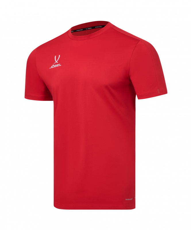 Футболка тренировочная JÖGEL PREMIER PerFormDRY TRN CVC Tee, красный, размер XL ЦБ-00005384