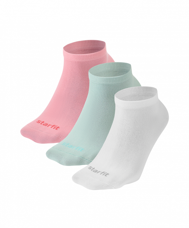 Носки спортивные Soft, мультиколор, р. 39-42, 3 пары, Starfit ЦБ-00004299