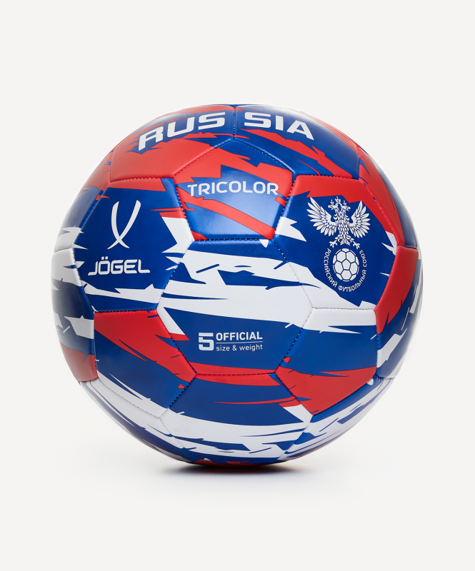 Мяч футбольный Flagball Tricolor №5, Jögel ЦБ-00003931