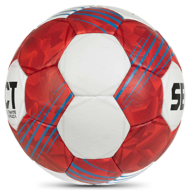 Мяч ганд. SELECT Ultimate Replica v26, 1670850103, размер 1, EHF Appr, ПУ, руч.сш, бело-расно-синий
