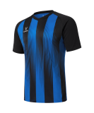 Футболка игровая JOGEL CAMP Striped Jersey, синий/черный, детский, размер YM ЦБ-00007835