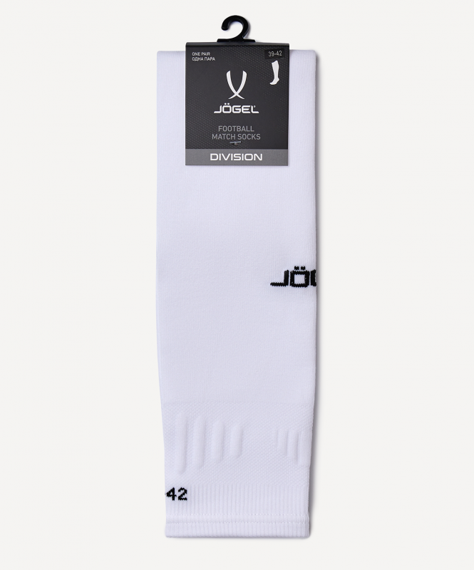 Гольфы футбольные MATCH FOOTLESS SOCKS, белый, размер 35-38, Jögel ЦБ-00003348