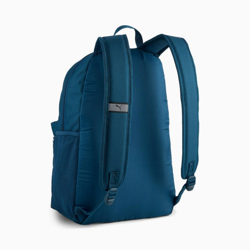 Рюкзак спорт. PUMA Phase Backpack, 09116441, полиэстер, темносине-зеленый