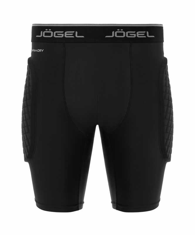Шорты вратарские с защитой ScalePad Goalkeeper Shorts, черный, размер L, Jögel ЦБ-00004472
