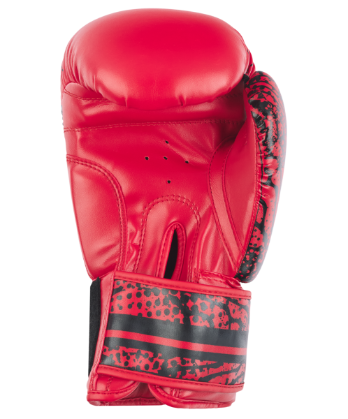 Перчатки боксерские ODIN, ПУ, красный, 12 oz, Insane