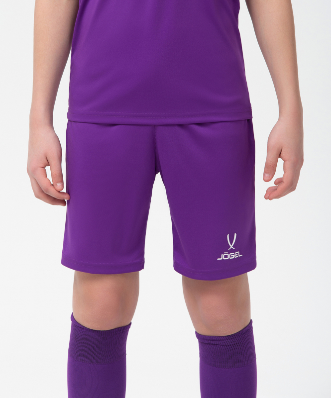 Шорты игровые CAMP Classic Shorts, фиолетовый/белый, детский, размер YL, Jögel УТ-00016224