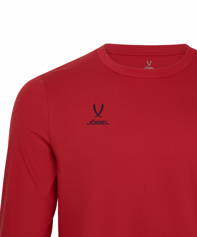 Футболка баскетбольная с длинным рукавом DIVISION PerFormDRY Pre-Match Longsleeve Jersey, красный, размер XL, Jögel ЦБ-00004255