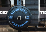 Диск каучуковый 20 кг, черный YOUSTEEL