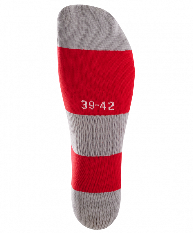 Гетры футбольные CAMP BASIC SOCKS, красный/серый/белый, размер 39-42, Jögel УТ-00021434