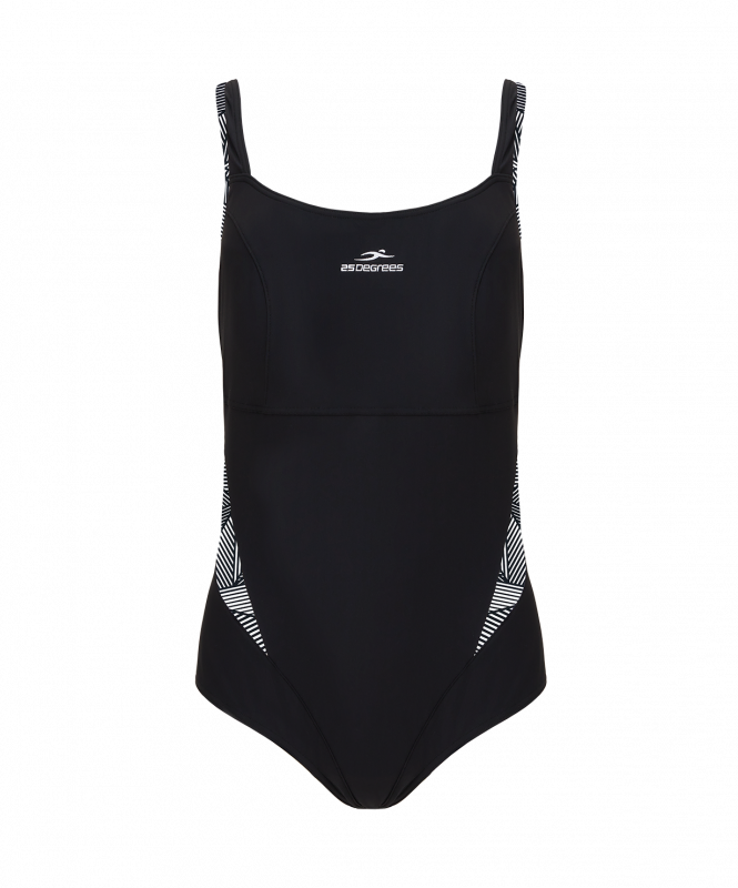 Купальник для плавания Line Black, нейлон, размер 50, 25Degrees ЦБ-00003893