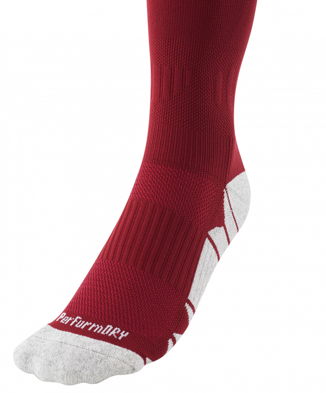 Гетры футбольные Match Socks, гранатовый, размер 43-45, Jögel УТ-00021512