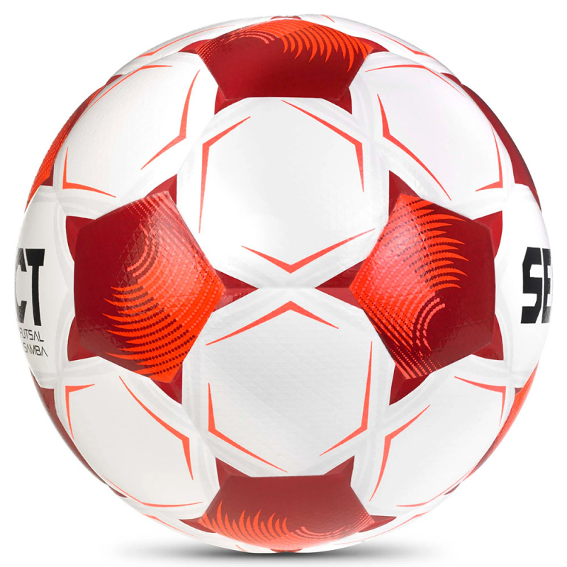 Мяч футзал. SELECT Futsal Samba v26, 1063471008, размер 4, FIFA Basic, 32п, ТПУ, гибр.сш, бел-кр-черн