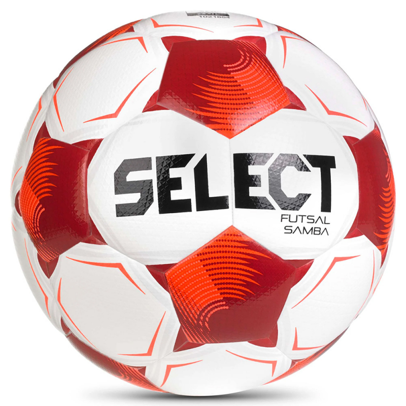 Мяч футзал. SELECT Futsal Samba v26, 1063471008, размер 4, FIFA Basic, 32п, ТПУ, гибр.сш, бел-кр-черн