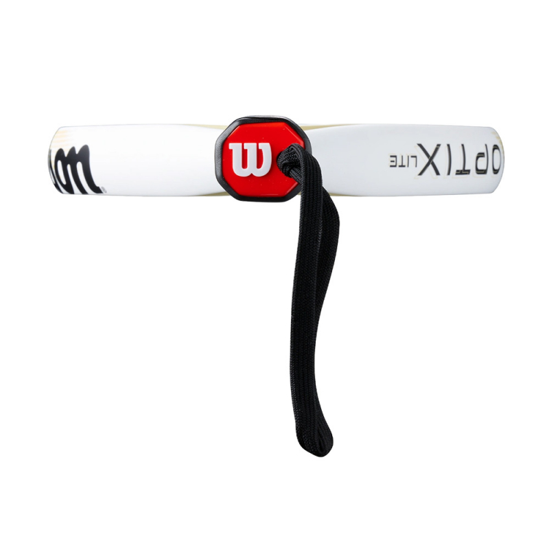 Ракетка для падела WILSON Optix V2 Lite WH, WR190711U2, для начин-х, стекловолокно, бело-черн-беж