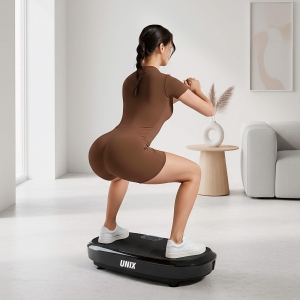 Виброплатформа UNIX Fit Quake 3D Black VP3DQBK