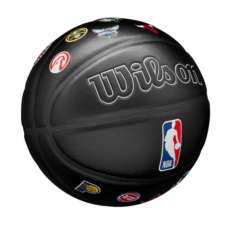 Мяч баск. WILSON NBA All Team Premiere Ball, WZ4028601XB размер 7, PU, бутил. камера, черный