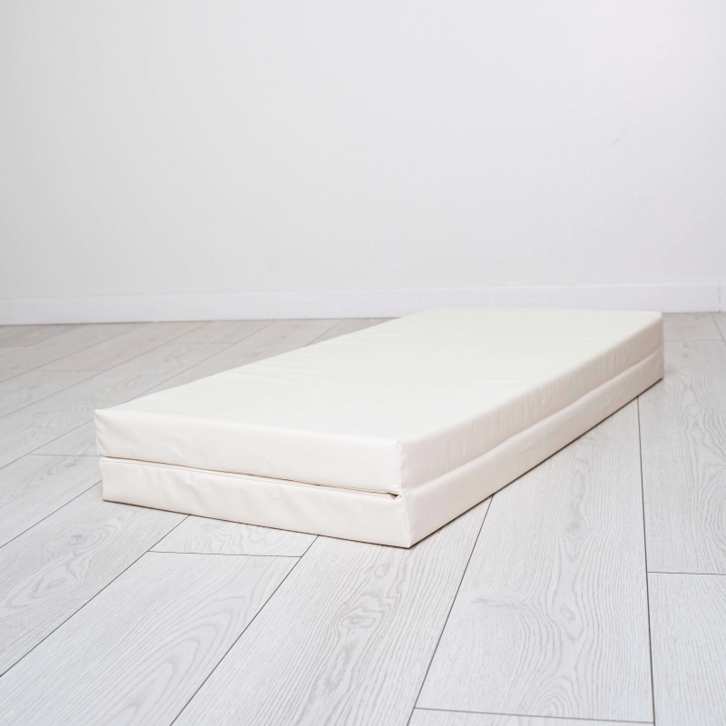 Мат (мягкий щит) Romana 1000*1000*60, в 2 сложения (голубой/желтый)