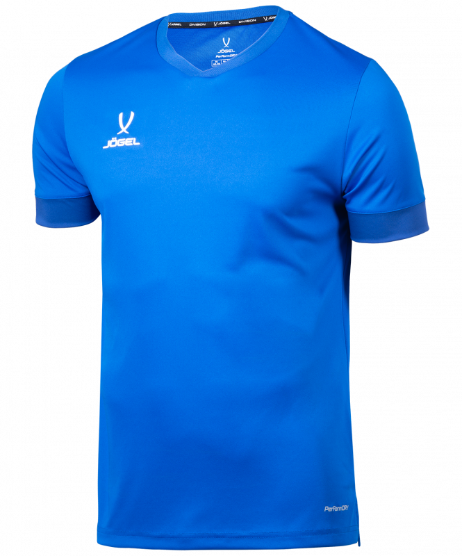 Футболка игровая DIVISION PerFormDRY Union Jersey, синий/темно-синий/белый, размер L, Jögel УТ-00018799