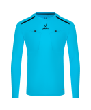 Футболка судейская с длинным рукавом DIVISION PerFormDRY Referee LS Tee, голубой, размер L, JÖGEL ЦБ-00004994