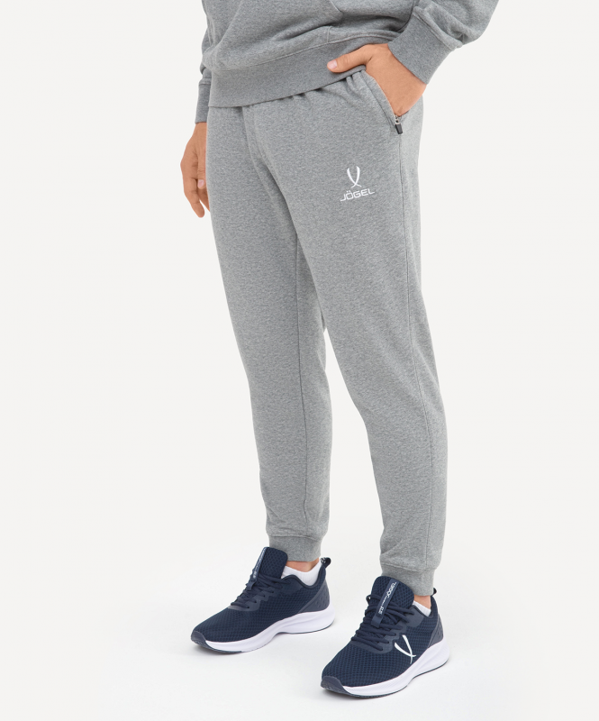 Брюки ESSENTIAL Cotton Pants, серый меланж, размер XL, JÖGEL ЦБ-00004801