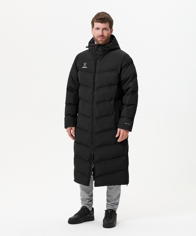 Пальто утепленное ESSENTIAL PerFormPROOF Padded Coat, черный, размер XXL, Jögel ЦБ-00003938