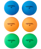 Мяч для настольного тенниса 1* Color Bounce, 6 шт, Roxel ЦБ-00002303