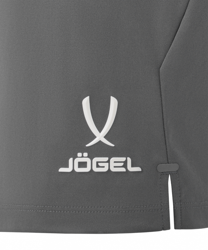 Шорты тренировочные без карманов JÖGEL PREMIER PerFormDRY Training Shorts, темно-серый, размер XS ЦБ-00004901
