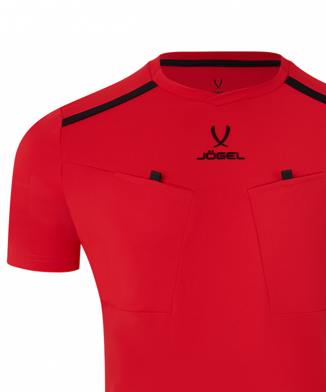 Футболка судейская DIVISION PerFormDRY Referee Tee, красный, размер XL, JÖGEL ЦБ-00004991