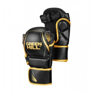 Гибридные перчатки для MMA черно-золотые Green Hill MMI-603GH M