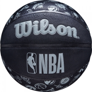 Мяч баск. WILSON NBA All Team, WTB1300XBNBA размер 6, PU, бутил. камера, черный
