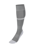 Гетры футбольные JÖGEL CAMP BASIC SOCKS, серый/белый, размер 43-45 ЦБ-00005448
