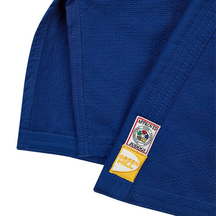Кимоно дзюдо PROFESSIONAL GOLD IJF APPROVED синее Green Hill JSPT-10362 190 см