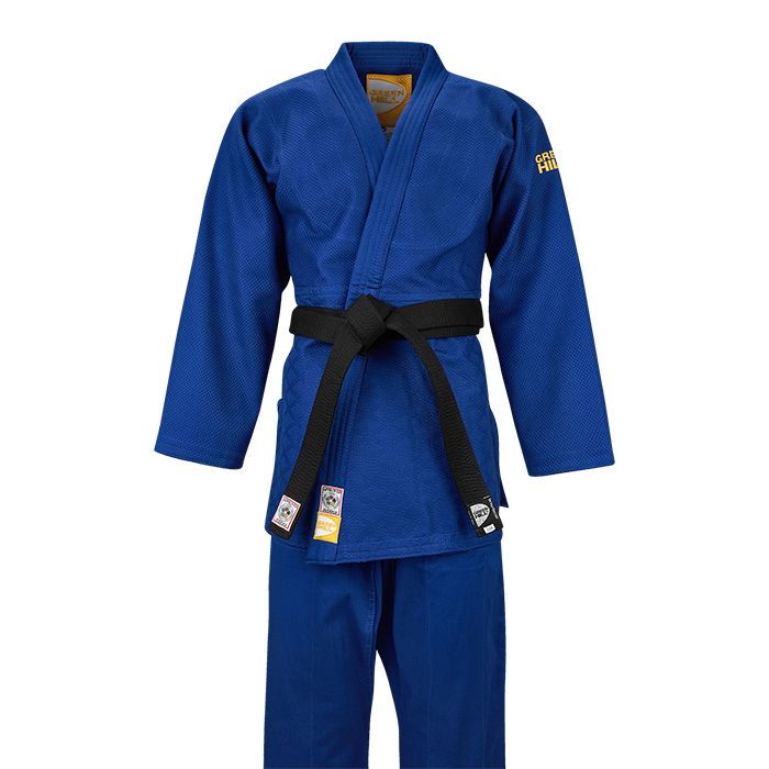 Кимоно дзюдо PROFESSIONAL GOLD IJF APPROVED синее Green Hill JSPT-10362 190 см