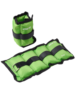 Утяжелители WT-401, 1 кг, зеленый, Starfit УТ-00019269