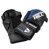 Перчатки MMA IMMAF approved черно-синие Green Hill MMI-602 XXXXL