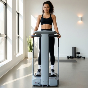 Виброплатформа UNIX Fit вертикальная / Improve 2 in 1 Silver VPWHI2SL