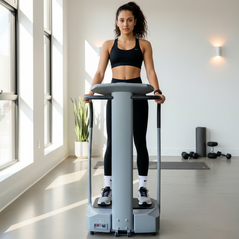 Виброплатформа UNIX Fit вертикальная / Improve 2 in 1 Silver VPWHI2SL