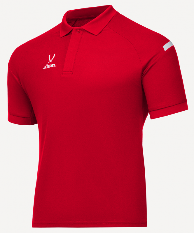 Поло CAMP 2 Poly Polo, красный, детский, размер YXL, JÖGEL ЦБ-00005719