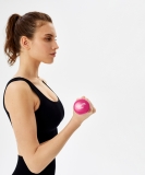 Гантель виниловая DB-101 1 кг, розовый, Starfit ЦБ-00001446