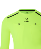 Футболка судейская с длинным рукавом DIVISION PerFormDRY Referee LS Tee, желтый неон, размер L, JÖGEL ЦБ-00004996