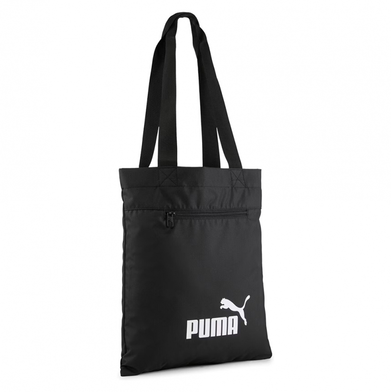 Сумка шоппер PUMA Packable Tote, 09117201, полиэстер, черный