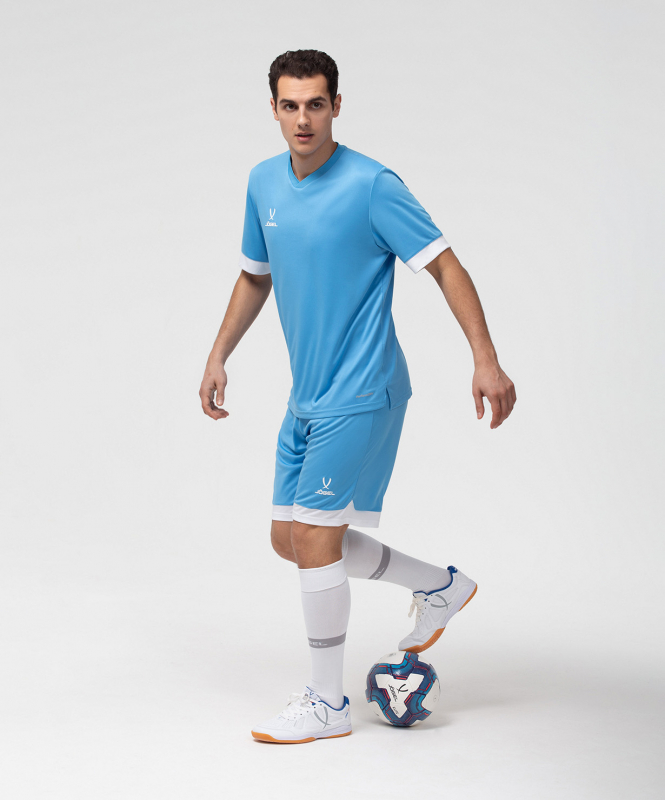 Шорты игровые DIVISION PerFormDRY Union Shorts, голубой/белый/белый, размер XL, Jögel ЦБ-00000997