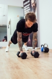 Гантель 27,5 кг гексагональная Original FitTools FT-HEX-27,5