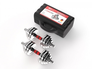 Набор гантелей UNIX Fit в кейсе 30 кг DBKITU30