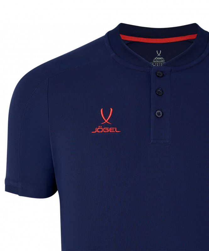 Поло DIVISION PerFormDRY CVC Polo, темно-синий, размер XL, Jögel ЦБ-00004103