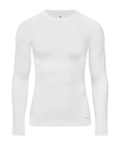 Футболка компрессионная с длинным рукавом PerFormDRY Baselayer LS Tee, белый, размер XXL, Jögel ЦБ-00004009