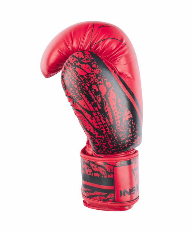 Перчатки боксерские INSANE ODIN, ПУ, красный, 10 oz, размер Б/Р УТ-00020333