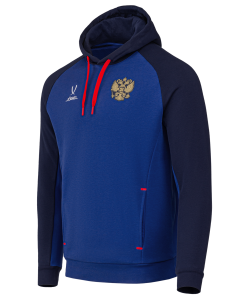 Худи NATIONAL Cotton Hoodie, темно-синий, размер M, Jögel ЦБ-00003267