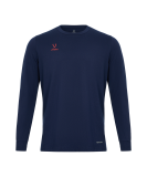 Футболка баскетбольная с длинным рукавом DIVISION PerFormDRY Pre-Match Longsleeve Jersey, темно-синий, размер M, Jögel ЦБ-00004254