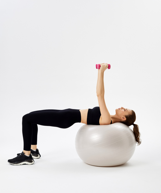 Гантель виниловая DB-101 1 кг, розовый, Starfit ЦБ-00001446